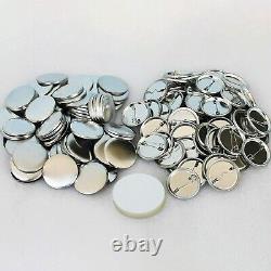 1000Pcs Metal Blank Badge Parts Supplies Pin Materials For Button Maker Machine