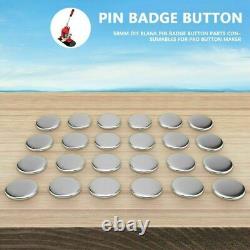 1000Pcs/Set 2.28 58mm /Bottom Cover Pin Button Parts for Badge Maker Machine