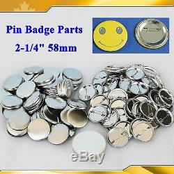 1000sets 2-1/4 58mm Pin Badge Button Parts Supplies Button maker DIY HOT SALE