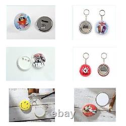 1001 Button Making Machine Badge Maker Button Maker With Aluminum Die/Mold Abs
