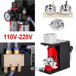 110V-220V Pneumatic Badge Machine Button Maker Round Badge Making with 44mm Mold