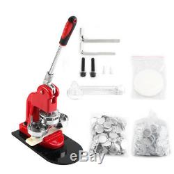 1Pc 2.28 Badge Punch Press Maker Machine With1000 Circle Button Parts