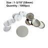 1-3/10(58mm) Blank Metal/abs Pin Badge Button Supplies For Badge Maker Machine