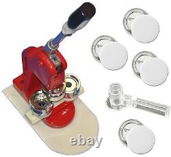 1-3/4 (44mm) Button/Badge Maker Press Machine+DIY Button+Cutter+100 FREE Button