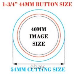 1-3/4 44mm Button Graphic Stand Die Vertical Cutter Badge Maker Craft Tool