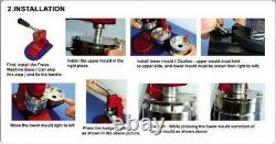 1-3/4 (44mm) DIY Button Maker Machine Badge Press + 1000pcs Button Supplies New