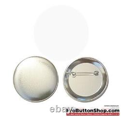 1-3/4 inch New Tecre Badge Button Maker Machine Press + 250 Pin Back Buttons