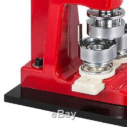 1.73 44mm Button Maker Machine+1000 Buttons Circle Badge Punch Press Pin US