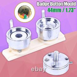 1.73'' 44mm DIY Interchangeable Die Moulds For Pro Button Maker Badge