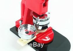 1 Button Maker Punch Press Machine Mould with 1000 Pinback Badge Parts Adjust