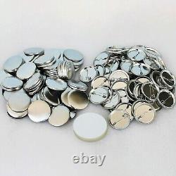 2000Pcs Metal Blank Badge Parts Supplies Pin Materials For Button Maker Machine