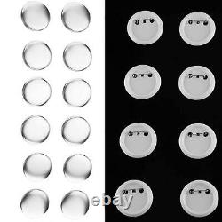 2000pcs 25mm DIY Blank Pin Badge Button Parts Consumables for Button Maker