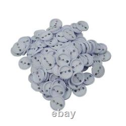 200/1000pcs 1-3/4(44mm) Blank Pin Badge Button Supplies for Badge Maker Machine