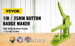 25MM 58MM Badge Button Maker Machine DIY Pin Brooches Press Making Tool