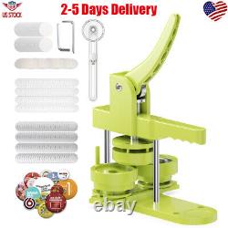 25 32 58mm Button Maker Badge Punch Press Machine with 400pcs Badge Parts Kit