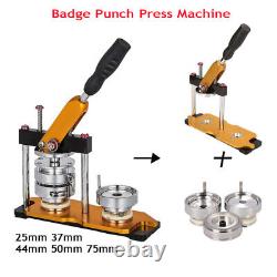 25-75MM Badge Maker Machine DIY Button Pin Broochs Press Making Tool