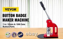 25-75MM Badge Maker Machine DIY Button Pin Broochs Press Making Tool