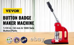25-75MM Badge Maker Machine DIY Button Pin Broochs Press Making Tool Machine