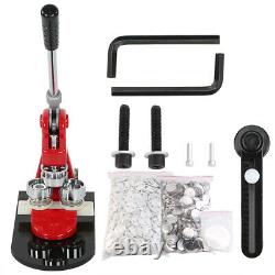 25mm Badge Punch Press Maker Machine With 1000 Circle Button Parts+Circle Cutter