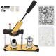 25mm Rotating Button Maker Machine Badge Press With 1000pcs Buttons And 3 Dies