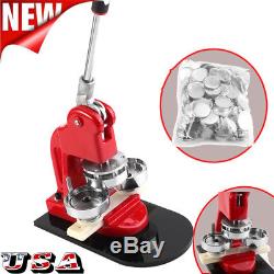 2.28 58mm Button Maker Machine Badge Punch Press 1000 Parts Circle Cutter Tool