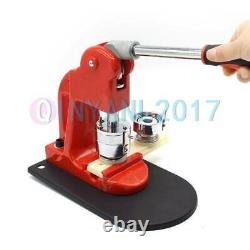 2.28 58mm Button Maker Machine Badge Punch Press 100 Parts Circle Cutter Tool
