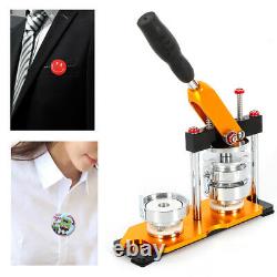 2.28 Button Maker Badge Punch DIY with 100 Sets Circle Button Parts Manual Rotate