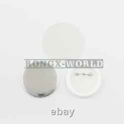 300PCS Blank Badge Parts Supplies Pin Materials For Button Maker Machine DIY