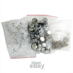 300PCS Pin Button Parts Supplies / Round Die Mould Mold for Badge Maker Machine
