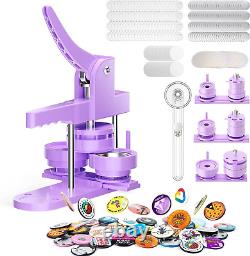 300Pcs Button Pin Maker Machine Multiple Sizes 1''+1.25''+2.25'' Badge Button Pr