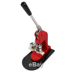 32mm Button Maker Machine Badge Punch Press 1000 Consumable Accessories