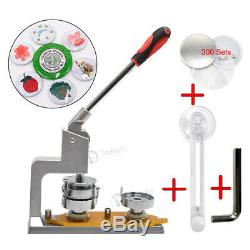 37/44/50/58mm Button Maker Machine Badge Making Pin Punch Press With Circle Cutter