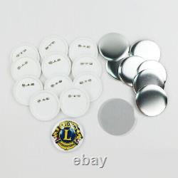 37mm 1000 Sets ABS Blank Badge Parts Supplies For Button Maker Machine DIY USA