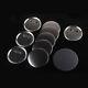 37mm Round Badge Button Parts Supplies Abs / Metal Pin Back For Pro Maker Diy