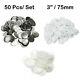 3 / 75mm Blank Abs / Metal Pin Badge Button Supplies For Badge Maker Machine