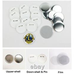 3 / 75mm Blank ABS / Metal Pin Badge Button Supplies for Badge Maker Machine