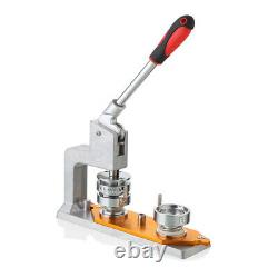 3'' Badge Punch Press Button Pin Maker Machine +300 Pin Round Button Molds