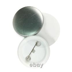 3'' Badge Punch Press Button Pin Maker Machine+300 Pin Round Button Molds US Shi