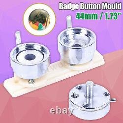 44mm 1.73 Badge Pin Making Mould Button Maker Punch Press Machine Metal