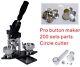 50mm 2 Interchangeable Button Maker Machine Supplies Material Kit