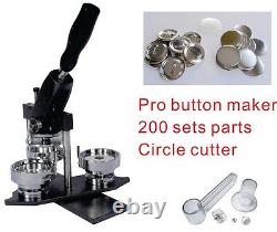56mm 2.2 Interchangeable Button Maker Machine Supplies Material KIT