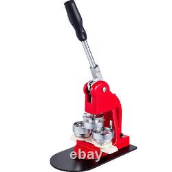 58MM Manual Badge Machine Button Maker Tools With1000 Free Parts + Circle Cutter