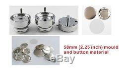 58mm 2-1/4 Interchangeable Button Maker Machine Badge Material KIT