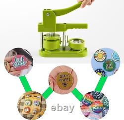58mm Button Maker Machine DIY Badges Set Button Punch Press Maker Machine with 1