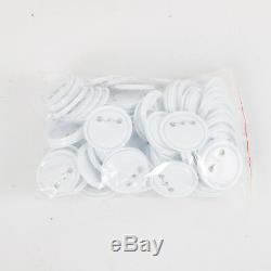58mm Pin Button Maker Machine Badge Maker with 100pcs blank materials acrylic
