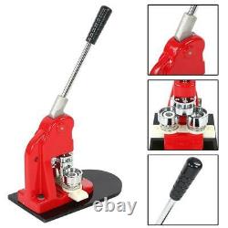 5.8cm Badge Punch Press Maker Machine With 1000 Circle Button Cutter Parts C