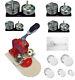 5in1 Buttons Badges Maker Press Machine Circle Cutter 500sets Button Supplies