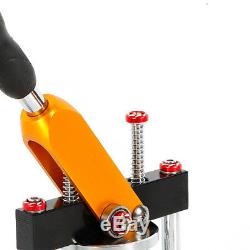75mm(2.95'') Button Badge Maker Press Machine 100Pcs Rotate Buttons Bottle Metal
