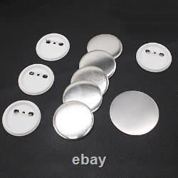 75mm 3'' Badge Button Maker Machine + 300 Buttons Circle Badge Punch Press USA