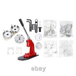 75mm Badge Button Maker Badge Punch Press Machine With 500pcs Parts Spares